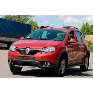 Etusuojakaari WT007 Black (ruostumaton teräs) Dacia Sandero 2013–2020 kuva 2