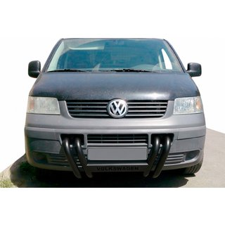 Puskurirauta ST006-04 Nizdri Black (ruostumaton teräs) Volkswagen T5 Transporter 2003–2010 kuva 1