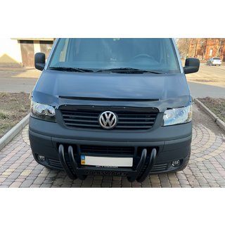 Puskurirauta ST006-04 Nizdri Black (ruostumaton teräs) Volkswagen T5 Transporter 2003–2010 kuva 2