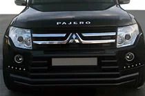 Mitsubishi Pajero Wagon IV 2006–2021 Etusuojakaari ST015-9 Black (ruostumaton teräs) kuva 1