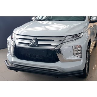 Keulaputki F3-60 Black (2020+, ruostumaton teräs) Mitsubishi Pajero Sport 2015–