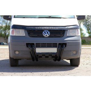 Keulaputki ST006-15 Nostrils Black (ruostumaton teräs) Volkswagen T5 Transporter 2003–2010