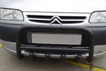 Citroen Berlingo 1996–2008 Karjapuskuri QT006 Black (ruostumaton teräs) kuva 1
