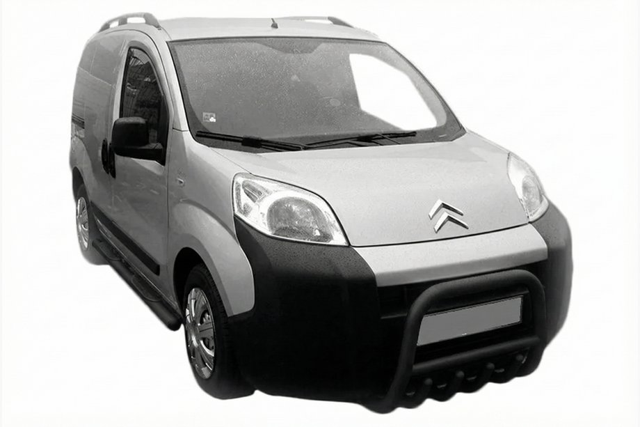 Citroen Nemo 2007–2017 Etupuskurikaari QT006 Black (ruostumaton teräs) Image