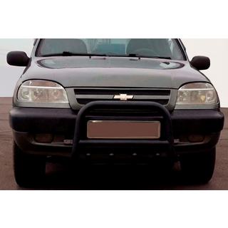 Karjapuskuri QT006 Black (ruostumaton teräs) Chevrolet Niva 1998–2020