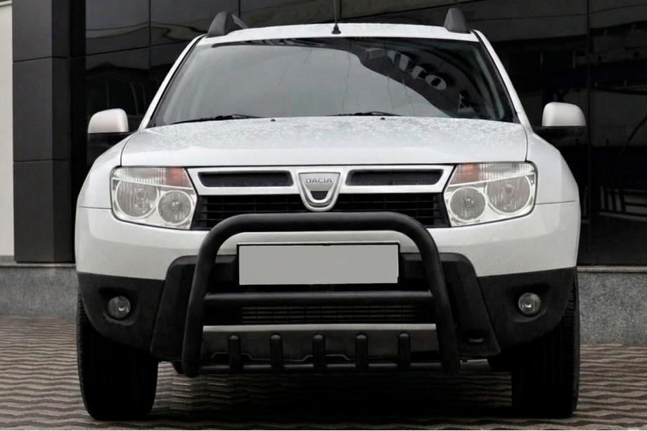 Dacia Duster 2008–2018 Puskurirauta ilman logoa QT006 Black (ruostumaton teräs) Image