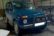 Lada Niva ja Urban 1977– Karjapuskuri QT006 Black (ruostumaton teräs) kuva 4
