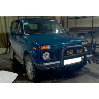 Karjapuskuri QT006 Black (ruostumaton teräs) Lada Niva ja Urban 1977– kuva 4