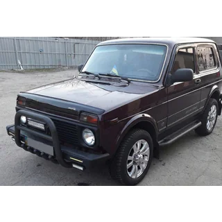 Karjapuskuri QT006 Black (ruostumaton teräs) Lada Niva ja Urban 1977– kuva 2