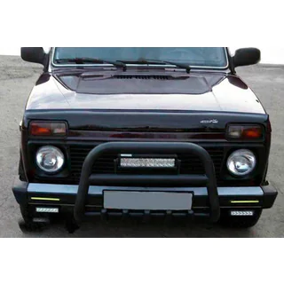 Karjapuskuri QT006 Black (ruostumaton teräs) Lada Niva ja Urban 1977– kuva 3