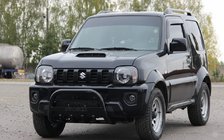 Suzuki Jimny 1998–2018 Karjapuskuri QT006 Black (ruostumaton teräs) kuva 3