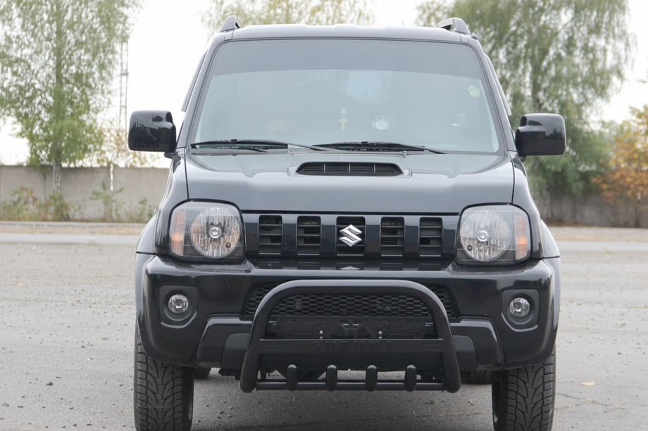 Suzuki Jimny 1998–2018 Karjapuskuri QT006 Black (ruostumaton teräs) Image