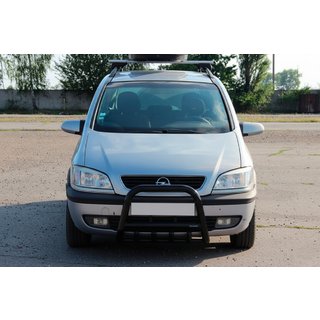 Karjapuskuri QT006 Black (ruostumaton teräs) Opel Zafira A 1998–2005 kuva 1