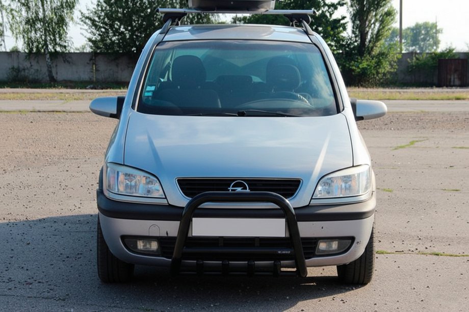 Opel Zafira A 1998–2005 Karjapuskuri QT006 Black (ruostumaton teräs) Image