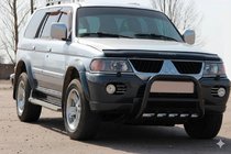 Mitsubishi Pajero Sport 1996–2007 Karjapuskuri QT006 Black (ruostumaton teräs) kuva 2