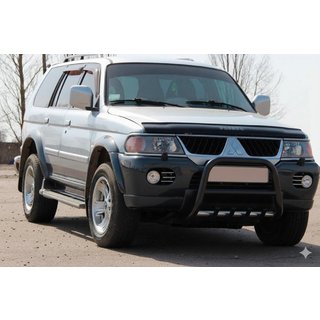 Karjapuskuri QT006 Black (ruostumaton teräs) Mitsubishi Pajero Sport 1996–2007 kuva 2