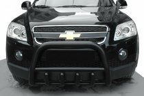 Chevrolet Captiva 2006–2019 Etupuskurikaari QT006 Black (ruostumaton teräs) kuva 1