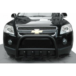 Etupuskurikaari QT006 Black (ruostumaton teräs)