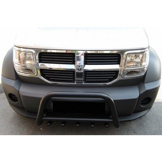 Etupuskurikaari QT006 Black (ruostumaton teräs) Dodge Nitro 2006–2011