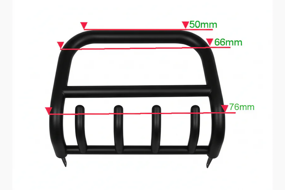 Isuzu D-Max 2011–2019 Karjapuskuri QT006 Black (ruostumaton teräs) Image
