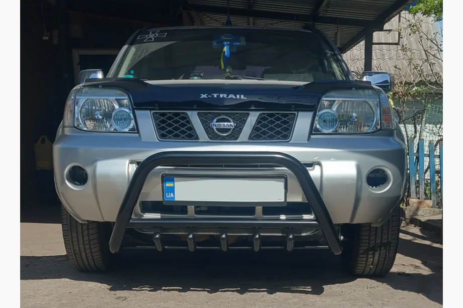Nissan X-trail T30 2002–2007 Karjapuskuri QT006 Black (ruostumaton teräs) Image