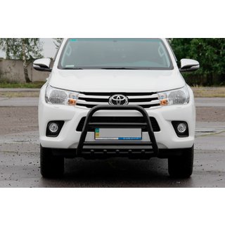 Karjapuskuri QT006 Black (ruostumaton teräs) Toyota Hilux 2015–