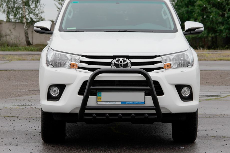 Toyota Hilux 2015– Karjapuskuri QT006 Black (ruostumaton teräs) Image