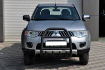 Mitsubishi L200 2006–2015 Karjapuskuri QT007 Black (ruostumaton teräs) kuva 2
