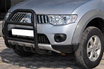 Mitsubishi L200 2006–2015 Karjapuskuri QT007 Black (ruostumaton teräs) kuva 1