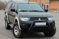 Mitsubishi L200 2006–2015 Karjapuskuri Black (ruostumaton teräs) kuva 2