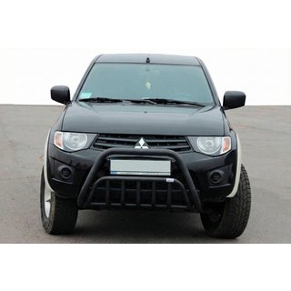 Karjapuskuri Black (ruostumaton teräs) Mitsubishi L200 2006–2015 kuva 1