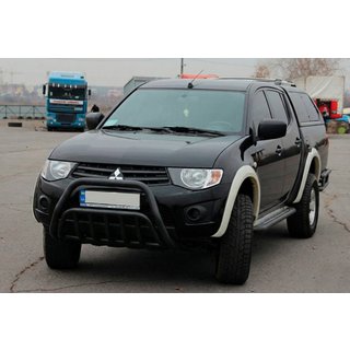 Karjapuskuri Black (ruostumaton teräs) Mitsubishi L200 2006–2015 kuva 3