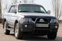 Mitsubishi Pajero Sport 1996–2007 Puskurirauta QT007 Black (ruostumaton teräs) kuva 2