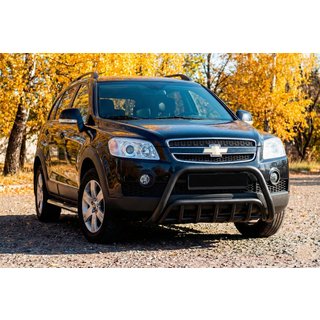 Etuputki WT002 Black (ruostumaton teräs) Chevrolet Captiva 2006–2019 kuva 2