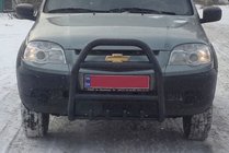 Chevrolet Niva 1998–2020 Puskurirauta QT007 Black (ruostumaton teräs) kuva 2