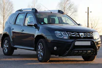 Renault Duster 2008–2017 Karjapuskuri WT002 Black (ruostumaton teräs) kuva 1