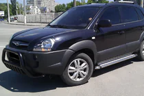 Hyundai Tucson JM 2004– Karjapuskuri WT002 Black (ruostumaton teräs) kuva 2