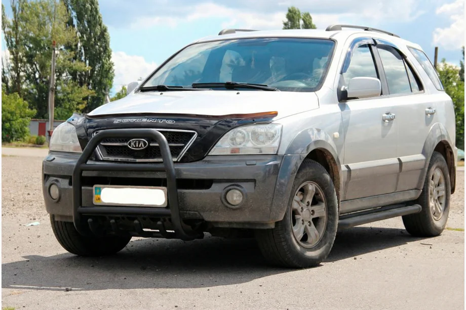 Kia Sorento I BL 2002–2009 Karjapuskuri QT007 Black (ruostumaton teräs) Image