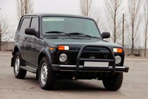 Lada Niva ja Urban 1977– Karjapuskuri QT007 Black (ruostumaton teräs) kuva 5