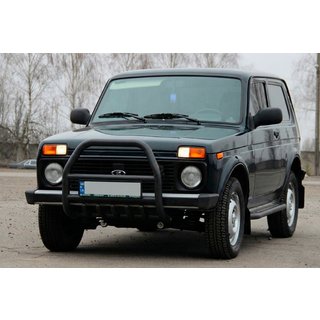 Karjapuskuri QT007 Black (ruostumaton teräs) Lada Niva ja Urban 1977– kuva 2