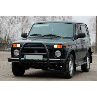 Karjapuskuri QT007 Black (ruostumaton teräs) Lada Niva ja Urban 1977– kuva 2