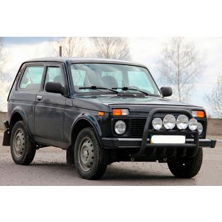 Karjapuskuri QT007 Black (ruostumaton teräs) Lada Niva ja Urban 1977– kuva 3