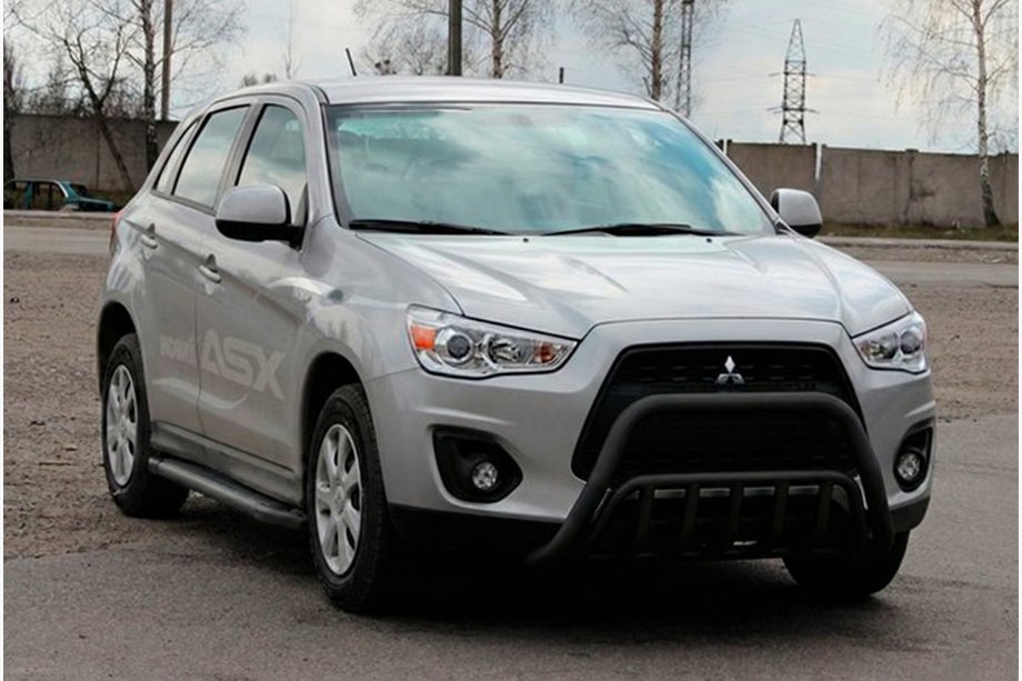 Mitsubishi ASX 2010–2023 Karjapuskuri WT002 Black (ruostumaton teräs) Image