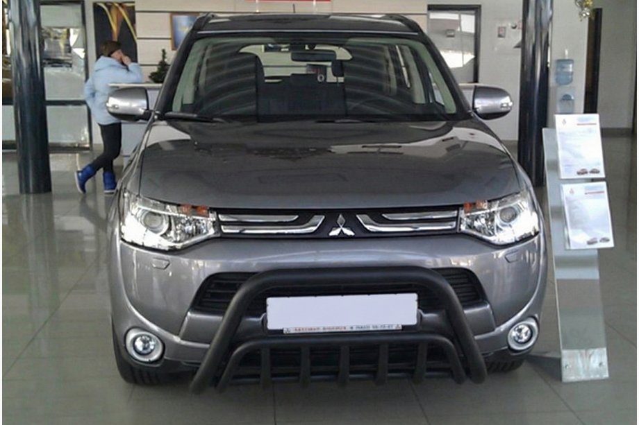 Mitsubishi Outlander 2012–2021 Karjapuskuri WT002 Black (ruostumaton teräs) Image