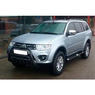 Etusuoja WT002 Black (ruostumaton teräs) Mitsubishi Pajero Sport 2008–2015 kuva 2