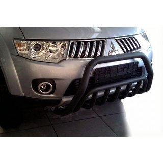 Etusuoja WT002 Black (ruostumaton teräs) Mitsubishi Pajero Sport 2008–2015 kuva 4