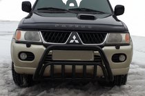 Mitsubishi Pajero Sport 1996–2007 Karjapuskuri WT002 Black (ruostumaton teräs) kuva 1