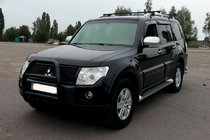 Mitsubishi Pajero Wagon IV 2006–2021 Karjapuskuri QT007 Black (ruostumaton teräs) kuva 2