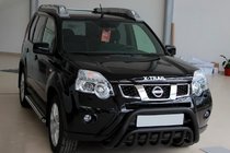 Nissan X-trail T31 2007–2014 Etusuojakaari WT002 Black (ruostumaton teräs) kuva 1