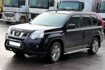 Nissan X-trail T31 2007–2014 Etusuojakaari WT002 Black (ruostumaton teräs) kuva 3